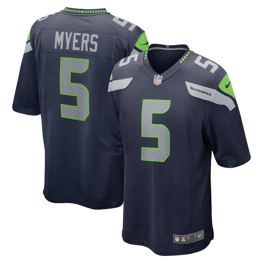 Men Seattle Seahawks #5 Jason Myers Nike College Navy Game NFL Jersey->seattle seahawks->NFL Jersey